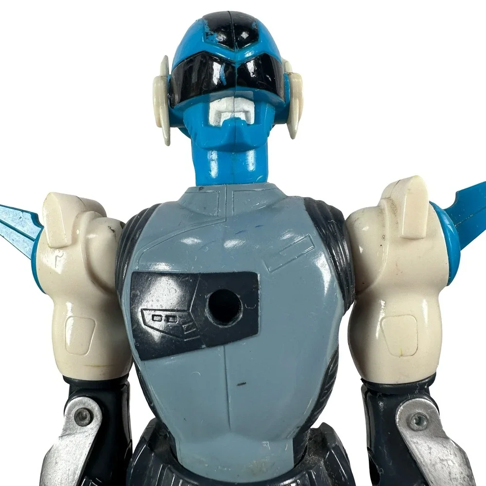Vintage 1988 Takara Toho Cybercop Mercury Action Figure Blue Gray 8.5 inch